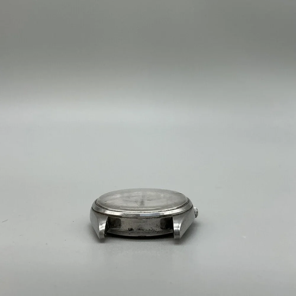 Vintage Seiko 8222-8029 Mens Watch 34mm Silver Tone Date For Parts Not Running